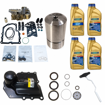 Zestaw naprawczy mechatroniki DSG7 0AM DQ200 + RAVENOL SSF 1L + MTF-3 3L – wariant 1 – składniki zestawu
