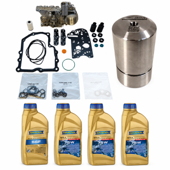 Zestaw naprawczy mechatroniki DSG7 0AM DQ200 + RAVENOL SSF 1L + MTF-3 3L – wariant 3 – składniki zestawu