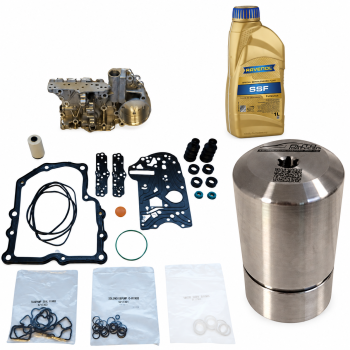 Zestaw naprawczy mechatroniki DSG7 0AM DQ200 + RAVENOL SSF 1L – wariant 5 – składniki zestawu