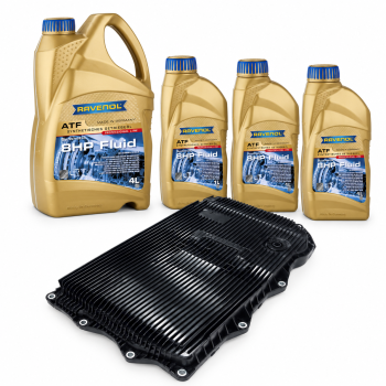 Zestaw olejowy 8HP – miska głęboka ZF + RAVENOL ATF 8 HP 7L – składniki zestawu